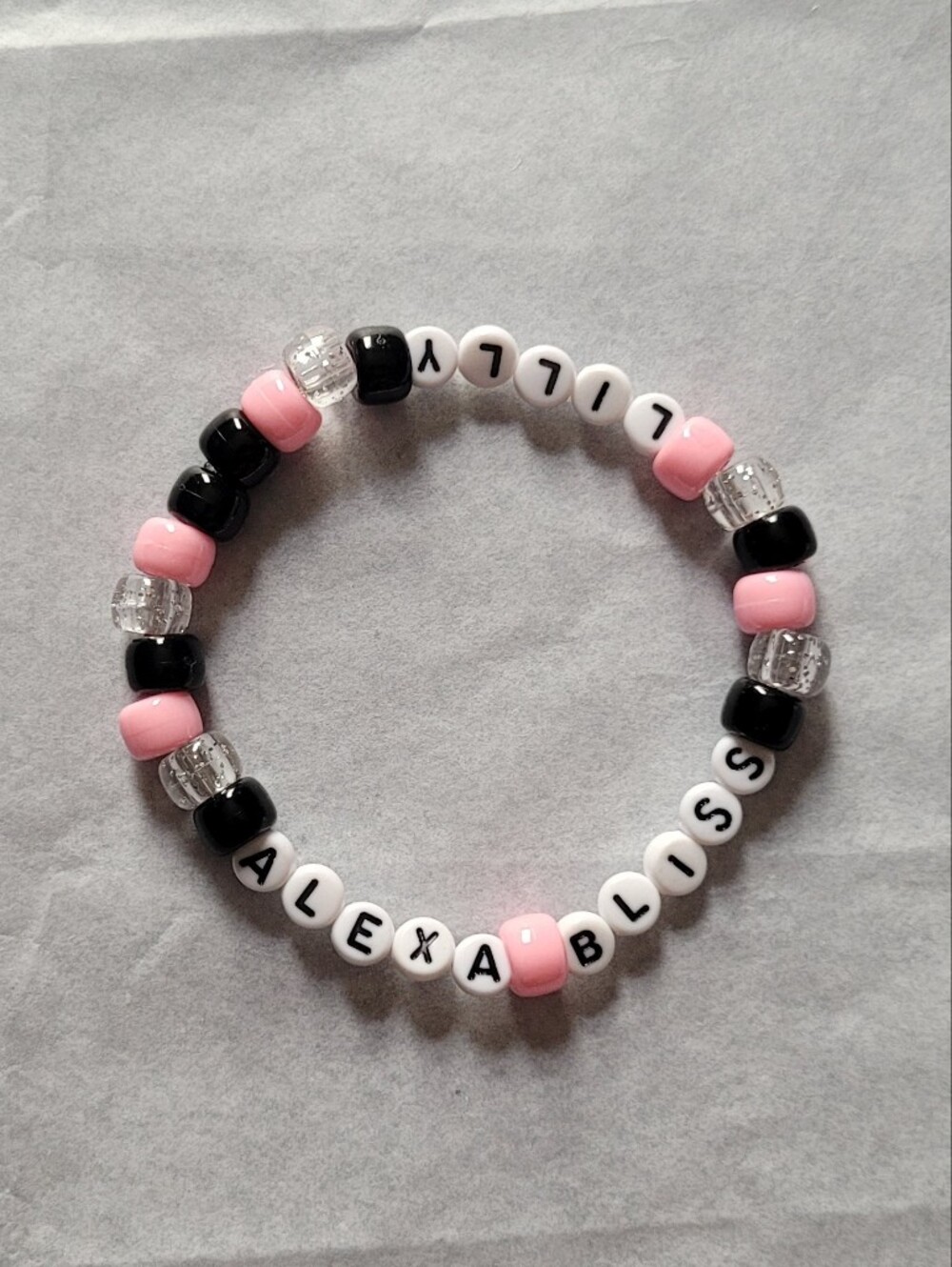 WWE Alexa Bliss and Lilly Bead Bracelet